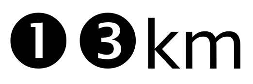 13km